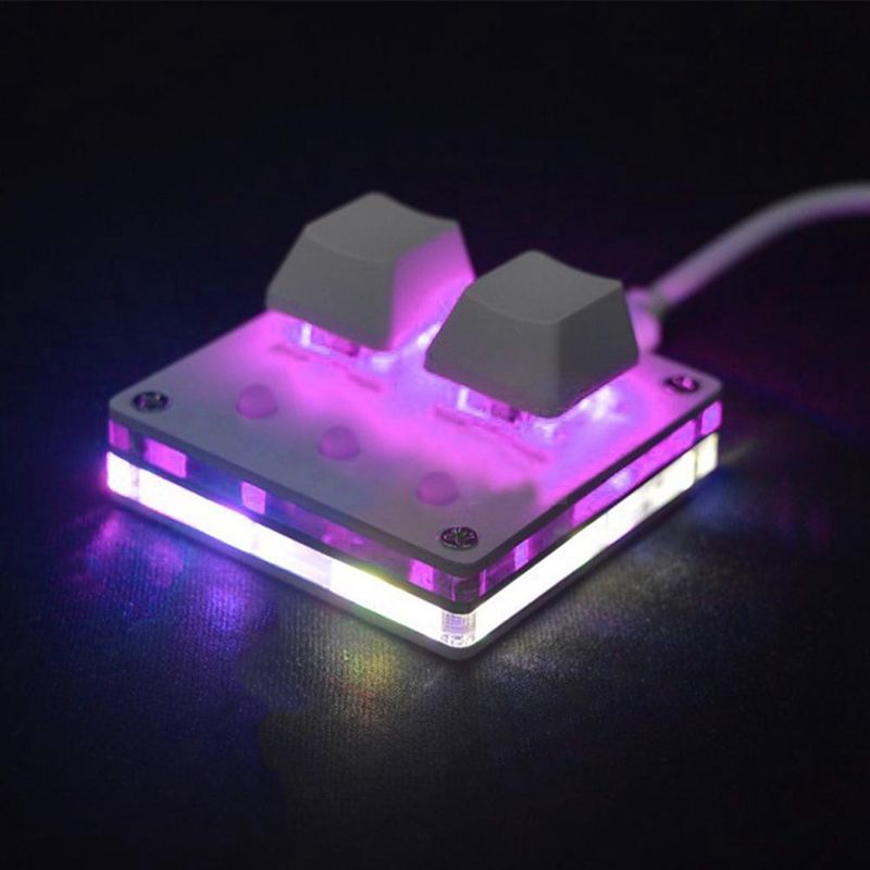 Mini clavier de jeu � 2 touches, Macro de programmation, ave... - 3