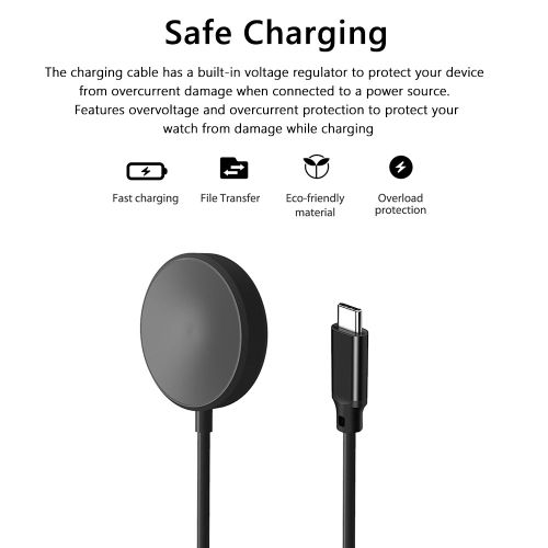 Câble De Chargement Sans Fil Pd Usb Type-C 100cm, Accessoires De Montre Intelligente, Remplacement Pour Samsung Galaxy Watch 5 40mm 44mm