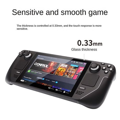 Protecteur D'écran Anti-Traces De Doigts, 2 Pièces, Film Trempé Pour Console De Jeu Steam Deck