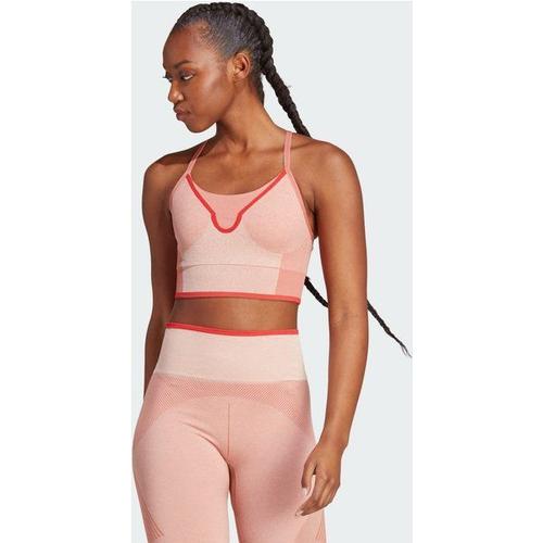 Brassière De Sport Sans Coutures Adidas By Stella Mccartney Truestrength Yoga À Maintien Moyen