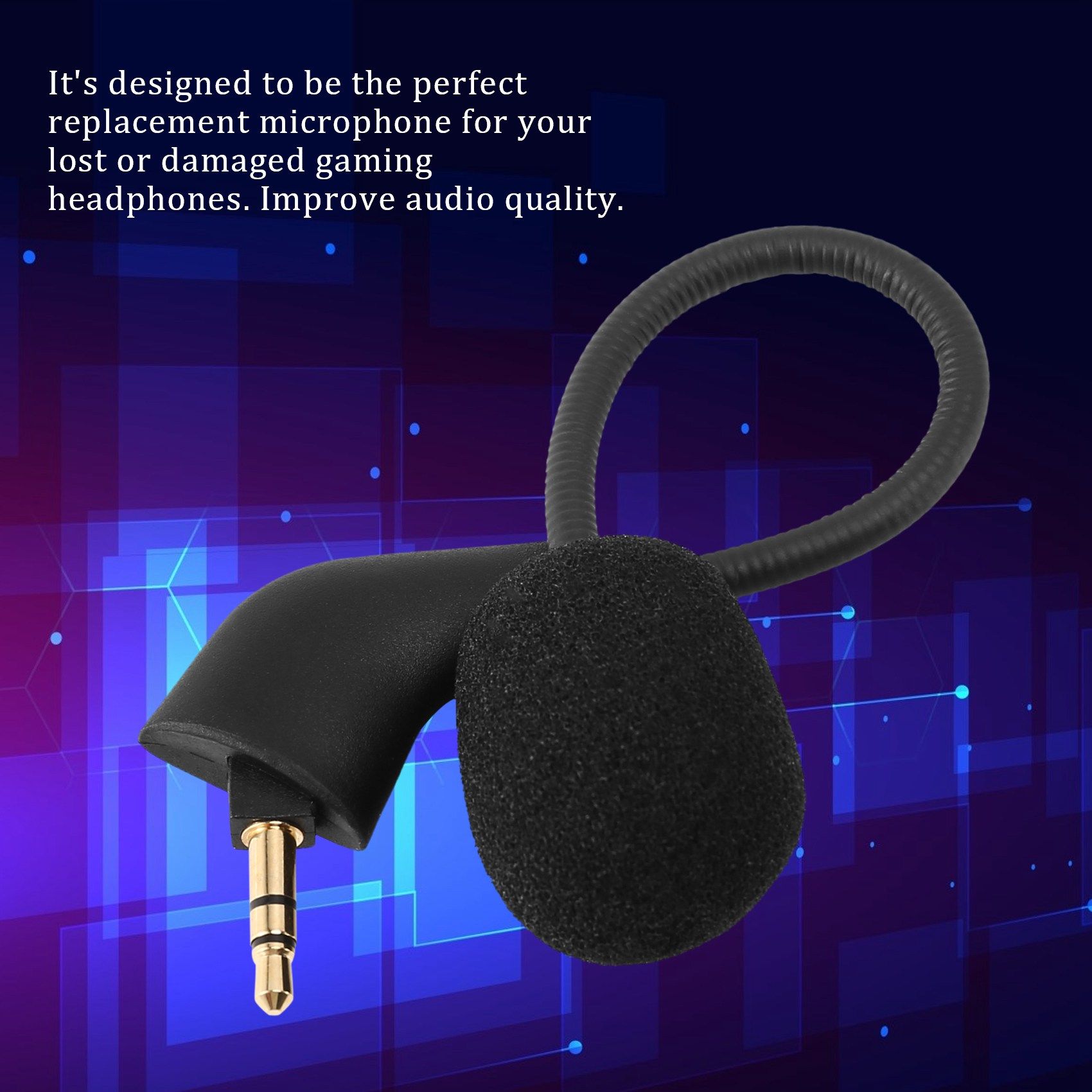 Micro de jeu de remplacement, pour KINGSTON HyperX Cloud II ... - 3