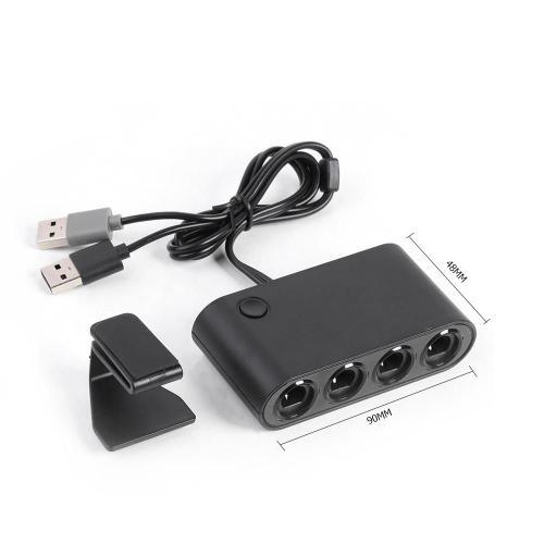 Convertisseur De Jeu À 4 Ports Pour Manette Gamecube Gc, Adaptateur Usb Pour Nintendo Switch Ngc/Wii U/Pc, Support Star Fight, Livraison Directe