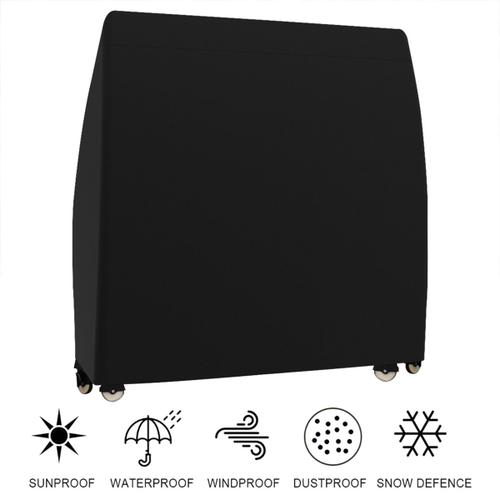 Juste De Tennis De Table En Polyester Imperméable,Housses De Rangement Pour Table De Ping-Pong,Accessoires D'intérieur Et D'extérieur,Rapduty,165x70x185cm - Type Black