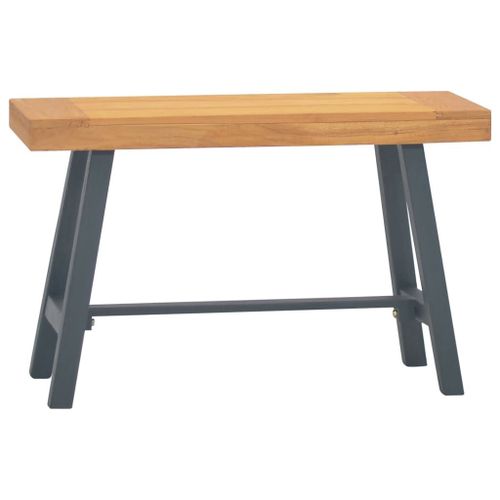 Vidaxl Banc 80 Cm Bois Massif De Teck