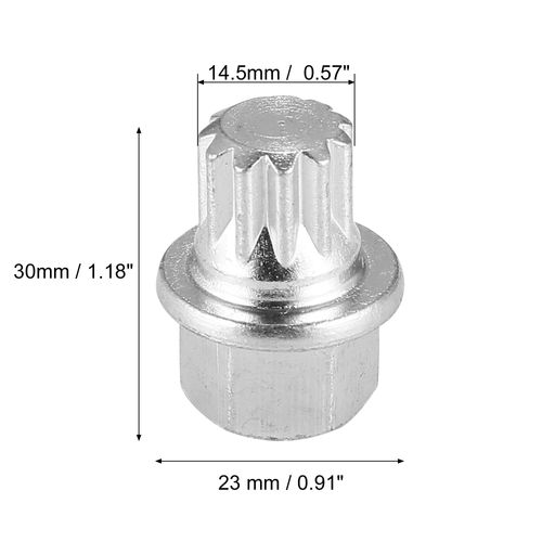 X Autohaux-Écrou De Verrouillage De Roue Antivol,Clé De Retrait Pour Vw,Audi Abc0/10pt,Abc1/11pt,Abc2/13pt - Type Abc1 11pt