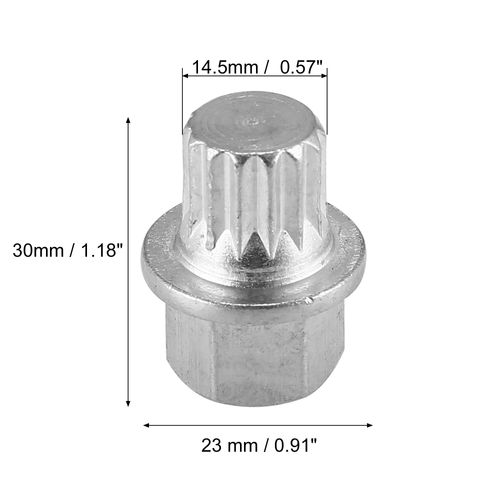 X Autohaux-Écrou De Verrouillage De Roue Antivol,Clé De Retrait Pour Vw,Audi Abc0/10pt,Abc1/11pt,Abc2/13pt - Type Abc3 14pt