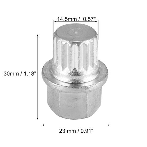 X Autohaux-Écrou De Verrouillage De Roue Antivol,Clé De Retrait Pour Vw,Audi Abc0/10pt,Abc1/11pt,Abc2/13pt - Type Abc6 17pt