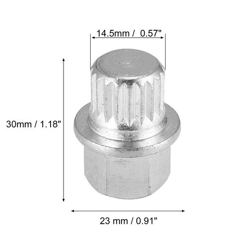 X Autohaux-Écrou De Verrouillage De Roue Antivol,Clé De Retrait Pour Vw,Audi Abc0/10pt,Abc1/11pt,Abc2/13pt - Type Abc7 19pt