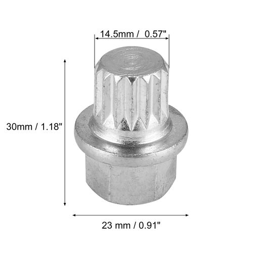 X Autohaux-Écrou De Verrouillage De Roue Antivol,Clé De Retrait Pour Vw,Audi Abc0/10pt,Abc1/11pt,Abc2/13pt - Type Abc4 15pt