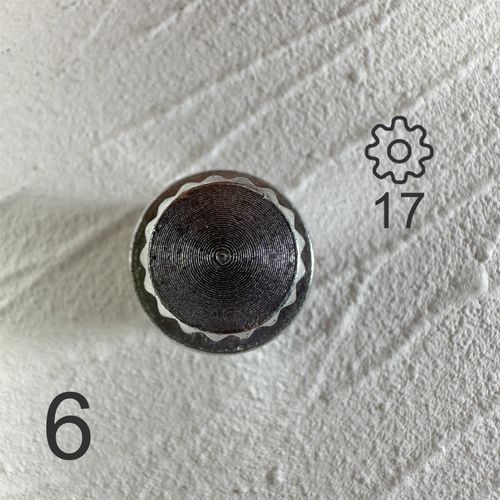 Écrou De Verrouillage De 2,2 De Roue Antivol,Adaptateur De Clé - O À -9,8d0601139f Pour Volkswagen Vw,Golf,Jetta,Passat,Touran,Audi A4,Horizon,A8,Tt - Type Volkswagen 6