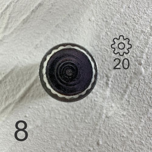 Écrou De Verrouillage De 2,2 De Roue Antivol,Adaptateur De Clé - O À -9,8d0601139f Pour Volkswagen Vw,Golf,Jetta,Passat,Touran,Audi A4,Horizon,A8,Tt - Type Volkswagen 8