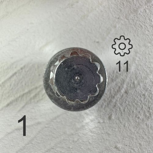 Écrou De Verrouillage De 2,2 De Roue Antivol,Adaptateur De Clé - O À -9,8d0601139f Pour Volkswagen Vw,Golf,Jetta,Passat,Touran,Audi A4,Horizon,A8,Tt - Type Volkswagen 1