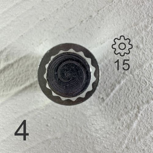 Écrou De Verrouillage De 2,2 De Roue Antivol,Adaptateur De Clé - O À -9,8d0601139f Pour Volkswagen Vw,Golf,Jetta,Passat,Touran,Audi A4,Horizon,A8,Tt - Type Volkswagen 4