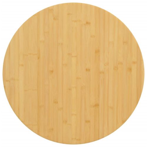 Vidaxl Dessus De Table Ø80x1,5 Cm Bambou