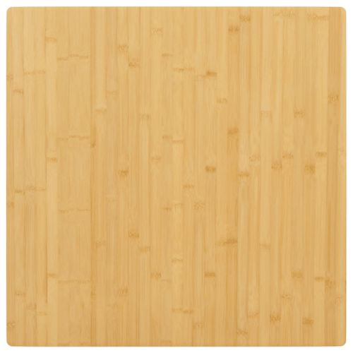 Vidaxl Dessus De Table 90x90x2,5 Cm Bambou