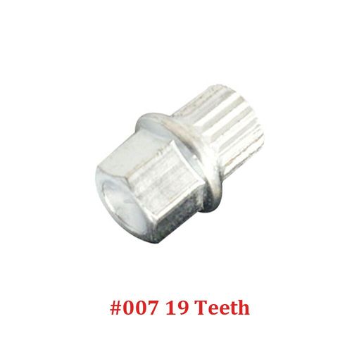 Écrou De Verrouillage De Roue Antivol,Adaptateur De Clé -000--009,Pour Volkswagen Bora,Golf,Jetta,Passat,Audi A4,Horizon,A8,Tt,Q7,Q5,1 Pièce - Type 007 19 Teeth