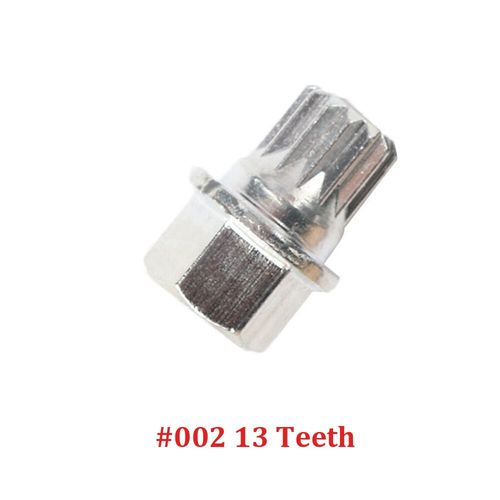 Écrou De Verrouillage De Roue Antivol,Adaptateur De Clé -000--009,Pour Volkswagen Bora,Golf,Jetta,Passat,Audi A4,Horizon,A8,Tt,Q7,Q5,1 Pièce - Type 002 13 Teeth