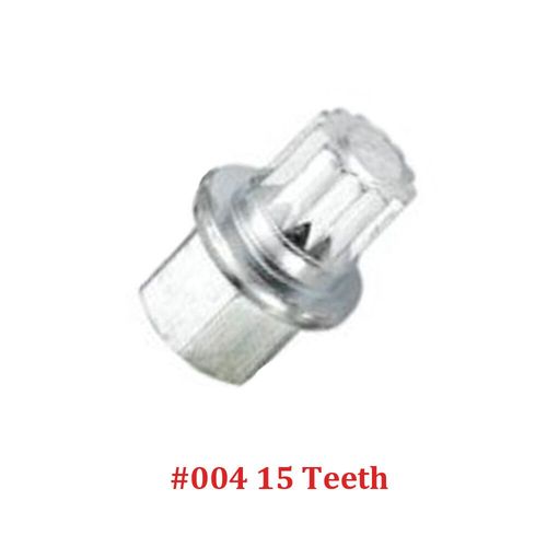 Écrou De Verrouillage De Roue Antivol,Adaptateur De Clé -000--009,Pour Volkswagen Bora,Golf,Jetta,Passat,Audi A4,Horizon,A8,Tt,Q7,Q5,1 Pièce - Type 004 15 Teeth