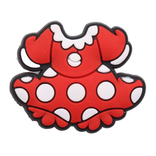 Breloques En Pvc Red Series Pour Femme,Lèvres,C?Ur,N?Ud Papillon,Reine,Bouche,Décorations De Chaussures,Cadeau De Fête,1 Pièce - Type Couleur De Lotus