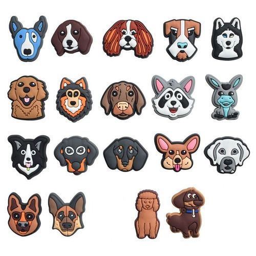 Breloques De Chaussures De Chien Kawaii,Décoration Pour Crocs,Enfants,Femmes,Cadeau De Noël,Faveurs D'anniversaire Pour Filles,Épingle En Pvc,Accessoires De Chaussures,1pc #A