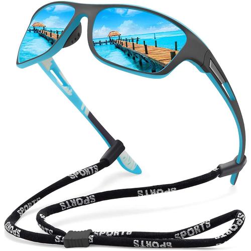 Lunettes De Soleil Polarisées Pour Homme Et Femme, Lunettes De Sport En Plein Air, Lunettes De Protection Unisexes Tendance Pour Golfeur/Conduite, Sports De Plein Air, Pêche/Sport, Lunettes De Soleil Ultra Légères