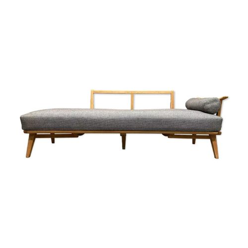 Canap Daybed Design Scandinave 1950 Gris