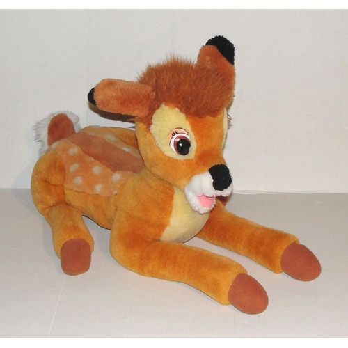 Peluche bambi disney range pyjama doudou biche faon 52 cm jemini