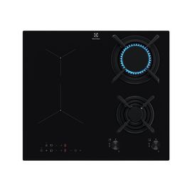 Electrolux Serie 300 KDI640713K Table de cuisson mixte induction et gaz Noir - 4 foyers