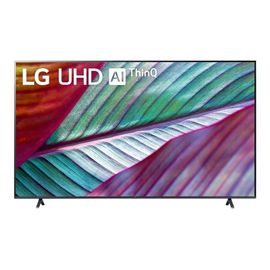 LG 86UR78006LB - 86" UR78 Series TV LCD rétro-éclairée par LED - Smart TV - ThinQ AI, webOS - 4K UHD (2160p) 3840 x 2160 - HDR - Direct LED