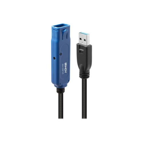 LINDY USB 3.0 Active Extension Cable Pro - Câble de rallonge USB - USB 3.0, USB 3.2, USB 3.1 Gen 1 - jusqu'à 40 m