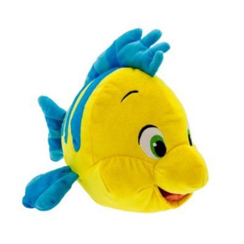 Disney Store Official Large Flounder 34.5cm Soft Plush Toy