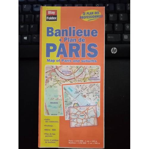 Carte - Banlieue ((1/50.000) Et Plan De Paris (1/14.000) - Blay