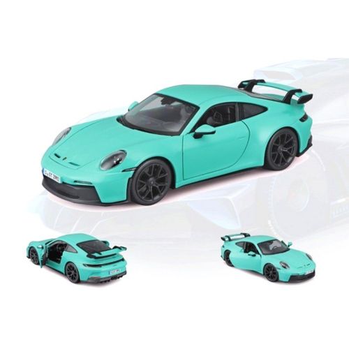 Véhicules Miniatures Die Cast 1/24 Porsche 911 Gt3 2021 - Vert Menthe