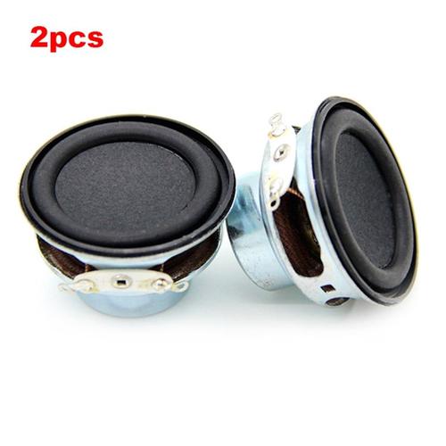 HOT-2Pcs Audio Haut-Parleur 4 ? 6W 40Mm 1.5 Pouces Basse Limitation Haut-Parleur DIY Son Mini Haut-Parleur Pour Home Cinéma