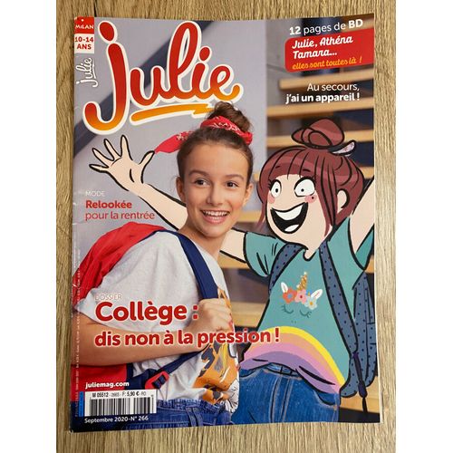 Julie 266s - Septembre 2020 - Collège: Dis Non À La Pression !