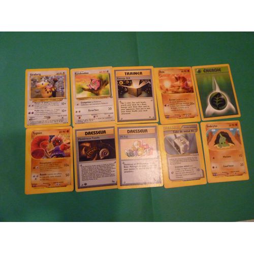 Lot De 10 Cartes Pokemon En Très Bon État