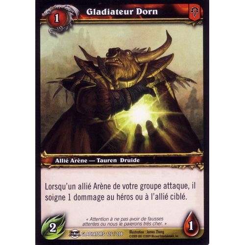 Gladiateur Dorn - World Of Warcraft - Le Sang Des Gladiateurs - C - 126/208