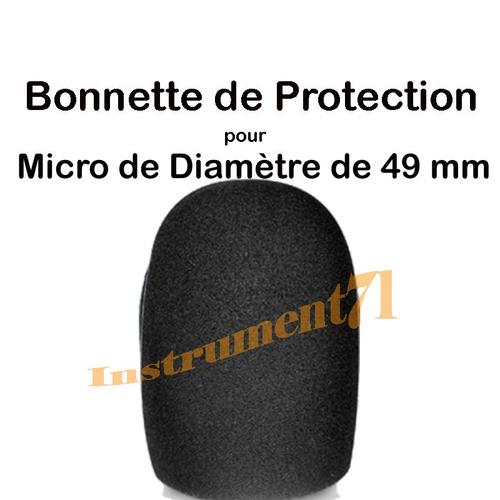 BONNETTE ANTI VENT DIAMETRE 49 MM POUR MICRO POUR LES PRISES DE SON EN SONORISATION