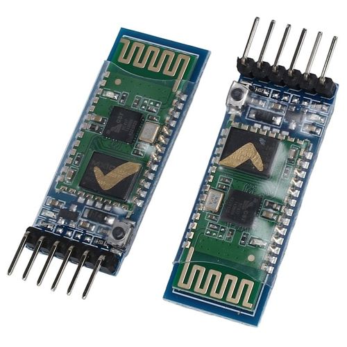Module émetteur-récepteur Bluetooth sans fil RF HC-05 6 broches, Module esclave RS232 / TTL vers UART, convertisseur et adaptateur pour Arduino, 2 pièces