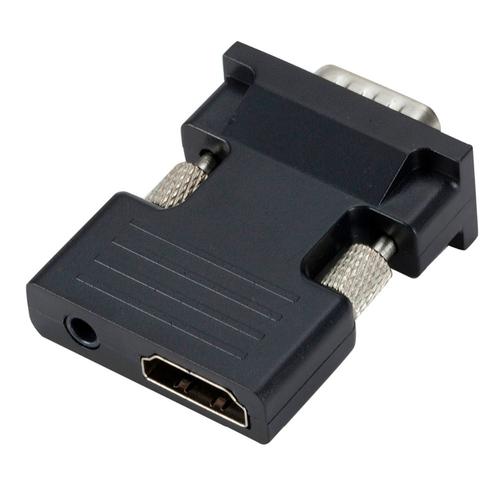 Convertisseur femelle-VGA mâle, compatible HDMI, avec adaptateur Audio, prise en charge de la sortie de Signal 1080P, pour PC portable, moniteur TV, projecteur
