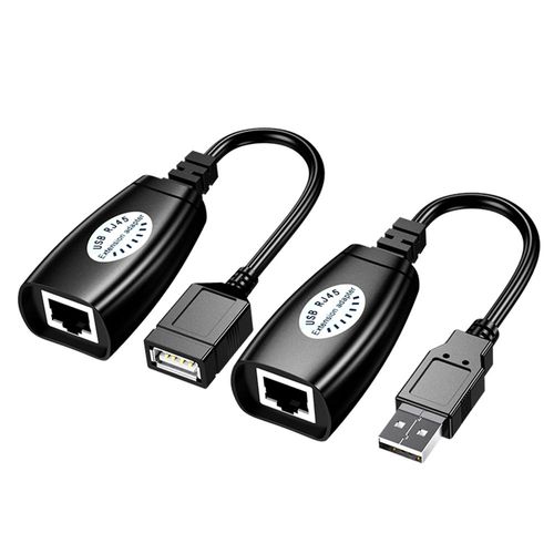 Câble d'extension USB vers RJ45 LAN Ethernet, adaptateur