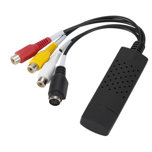 Adaptateur USB pour carte d'acquisition Audio-vidéo RCA, convertisseur pour appareil de Capture TV, DVD, VHS