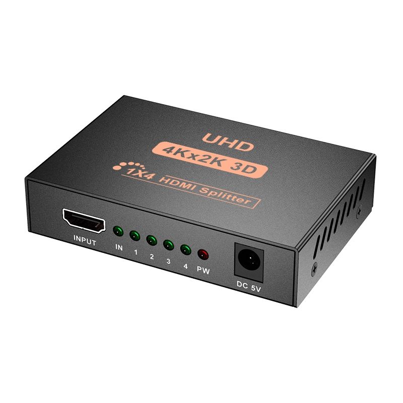 Rpartiteur HDMI 4K 1 age par 1 port vers 4 crans HDMI, dup...