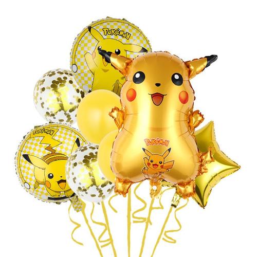 Balloons de fete,D'aluminium Ballons,Ballon Anniversaire Decoration de Fete Anniversaire-Costume Pikachu 4