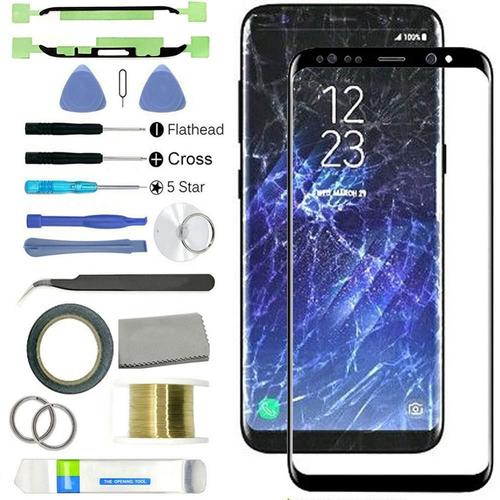 Kit D'outils De Réparation 16 En 1, Lentille D'écran Avant En Verre Pour Samsung Galaxy Note 8 N950