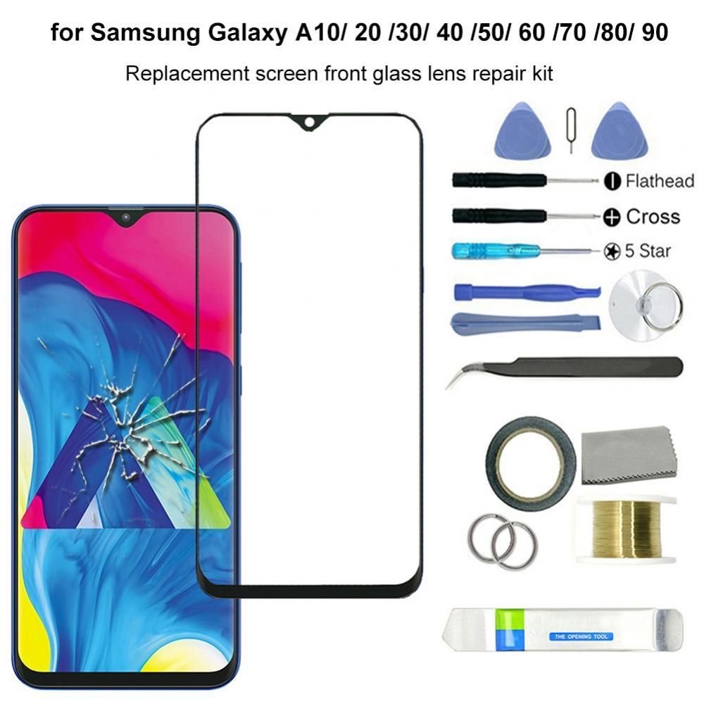 Kit De Réparation D'écran Avant En Verre De Remplacement, Pour Samsung Galaxy A10 A60 A90