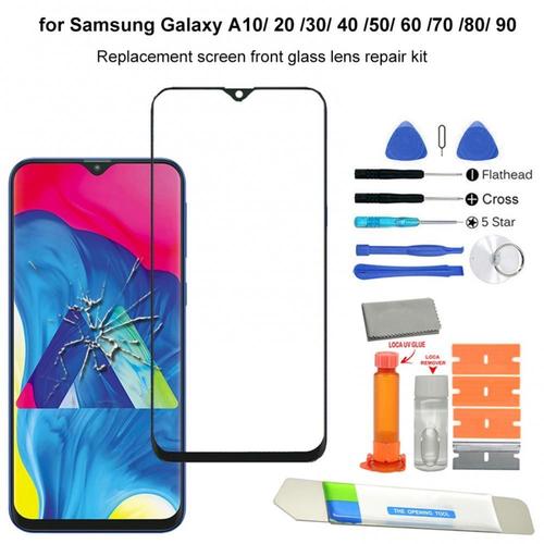 Kit De Réparation D'écran Avant En Verre, Pour Samsung Galaxy A10 A30 A70 A80 A90