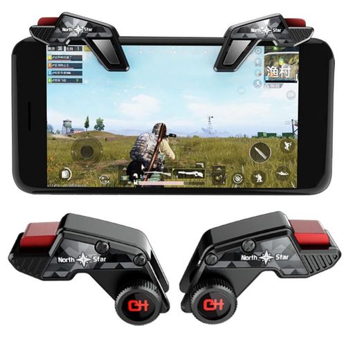Manette De Jeu S8 Tactile Pour Téléphone Portable, 2 Pièces, Bouton De Tir, Poignée De Déclenchement Pour Pubg, Facile À Installer, Accessoires De Jeux