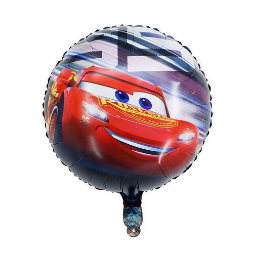 Balloons de fete,D'aluminium Ballons,Ballon Anniversaire Decoration de Fete Anniversaire-Aiguille des heures 18 pouces voiture McQueen 1