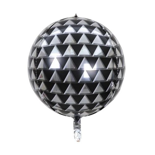 Balloons de fete,D'aluminium Ballons,Ballon Anniversaire Decoration de Fete Anniversaire-Disco triangle boule 4D 22 pouces